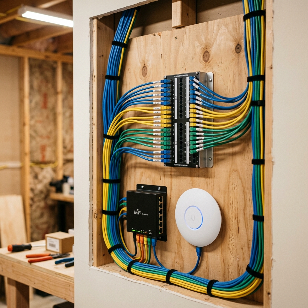 Professional structured cabling installation